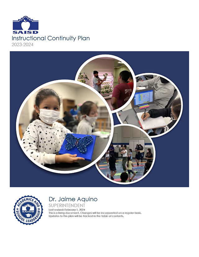School Opening and Instructional Continuity Plan